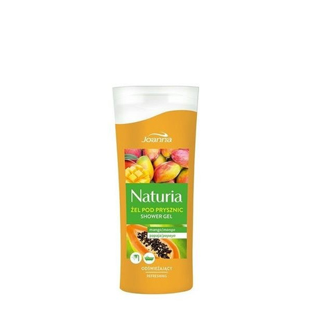 Joanna Naturia Refreshing Shower Gel odświeżający żel pod prysznic Mango & Papaja 100ml