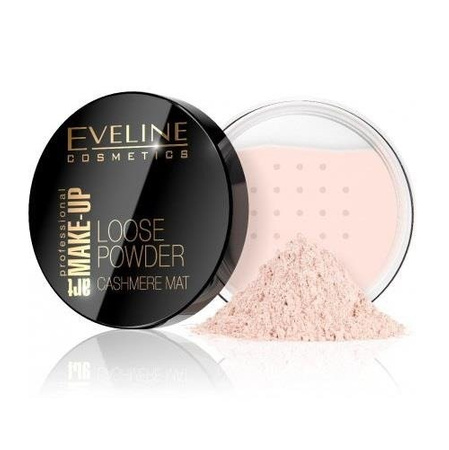 Eveline Art Make-Up Loose Powder Cashmere Mat matujący puder sypki 02 Beige 20g
