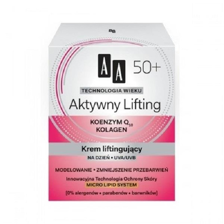 AA Technology Age 50+ Active Lifting Day Cream liftingujący krem na dzień 50ml