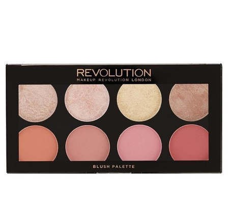 Makeup Revolution Ultra Professional Blush Palette paleta 8 róży Goddes 13g