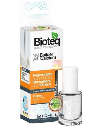 Bioteq Nail Builder With Calcium preparat do regeneracji paznokci z wapniem 10ml