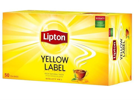Lipton Yellow Label herbata czarna 50 torebek 100g