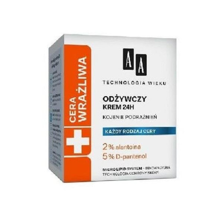 AA Technology Age Nourishing Cream odżywczy krem do każdego rodzaju cery 50ml
