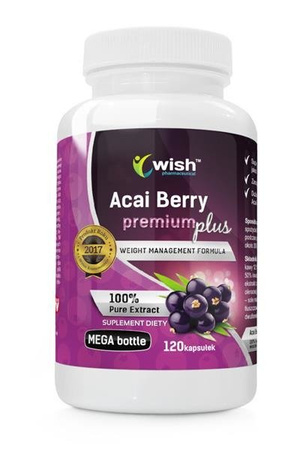 WISH Acai Berry Premium Plus suplement diety 120 kapsułek