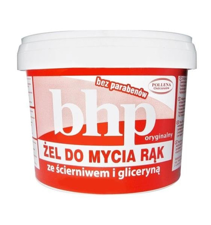 Pollena Ostrzeszów BHP żel do mycia rąk ze ścierniwem i gliceryną 500g