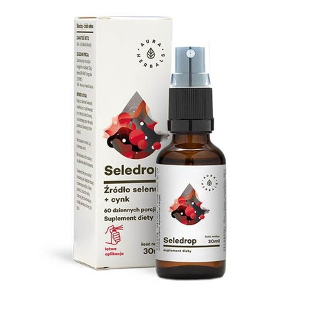 Aura Herbals Seledrop Selen & Cynk suplement diety 30ml