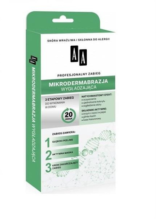 AA Profesjonalny Zabieg 3-etapowy mikrodermabrazja wygładzająca 13ml