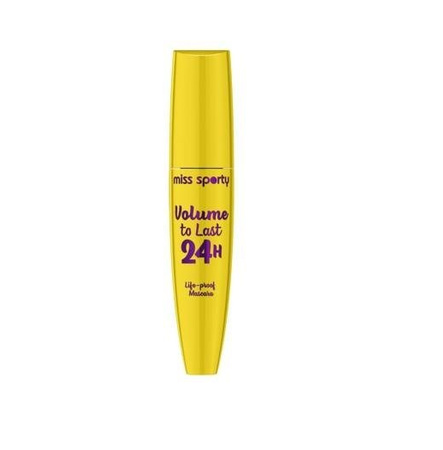 Miss Sporty Volume To Last 24H Mascara tusz do rzęs 100 Lasting Black 12ml
