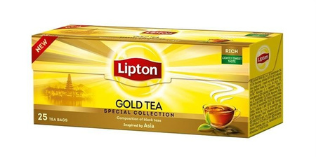 Lipton Gold Tea herbata czarna 25 torebek 37,5g