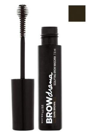 Maybelline Brow Drama maskara do brwi Dark Brown 7,6ml
