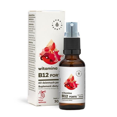 Aura Herbals Witamina B12 Forte suplement diety 30ml