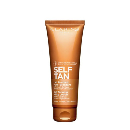 Clarins Mleczny Samoopalający Balsam do Twarzy i Ciała Self Tanning Milky Lotion 125 ml