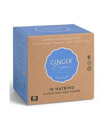 Ginger Organic Podpaski na noc 10szt