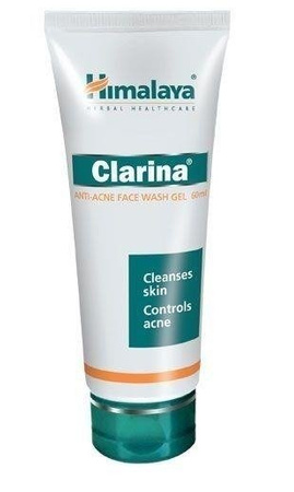 Himalaya Herbal Healthcare Clarina Anti Acne Face Wash Gel przeciwtrądzikowy żel do mycia twarzy 60ml