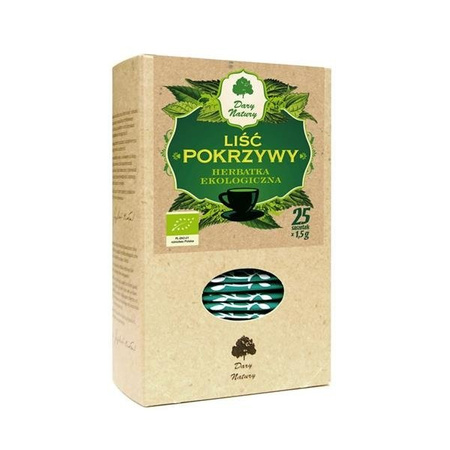 Dary Natury Herbatka ekologiczna Liść Pokrzywy 25x1.5g