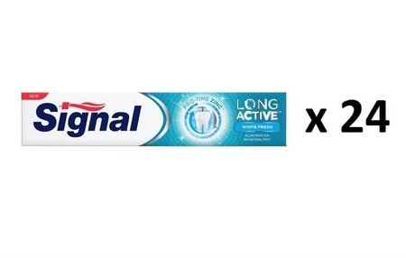 Signal Long Active White Fresh pasta do zębów 24x75ml