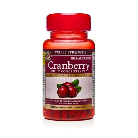 Holland & Barrett Koncentrat z żurawiny suplement diety 100 tabletek