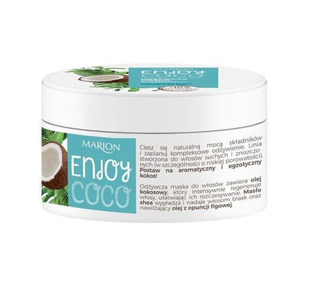 Marion Enjoy Coco odżywcza maska z olejem kokosowym 200ml
