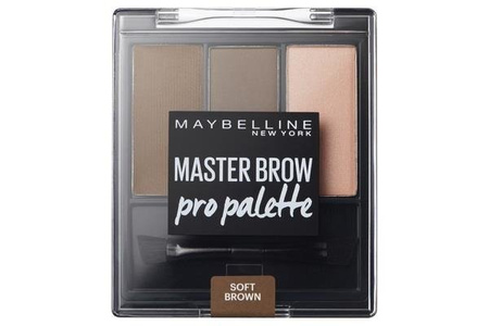 Maybelline Master Brow Design Kit zestaw do brwi 3 Soft Brown 3,4g