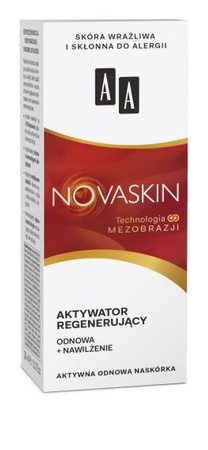 AA Novaskin Regenerator Activator aktywator regenerujący odnowa + nawilżenie do skóry wrażliwej i skłonnej do alergii 30ml