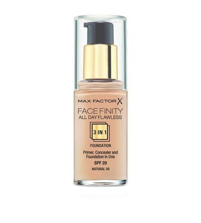 Max Factor Facefinity All Day Flawless 3 w 1 podkład nr 50 Natural SPF 20 30ml