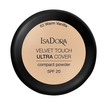 IsaDora Velvet Touch Ultra Cover SPF20 Compact Powder 63 Cool Sand 7,5g  +  [ G  R  A  T  I  S  :  MINI-MASKARA ISADORA ]