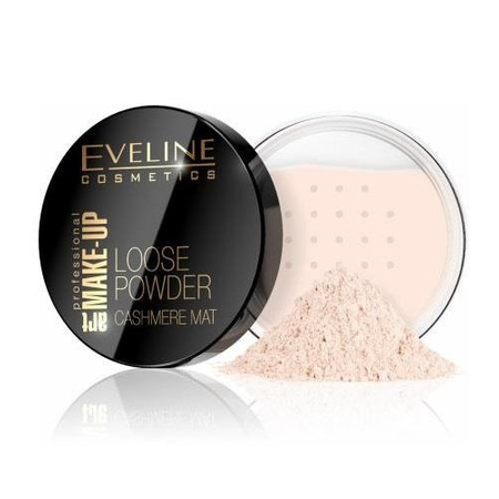 Eveline Art Make-Up Loose Powder Cashmere Mat matujący puder sypki 01 Transparent 20g