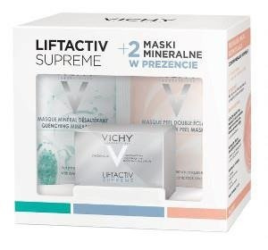 Vichy Liftactiv Supreme krem na noc 50ml + 2 maski /ZESTAW/