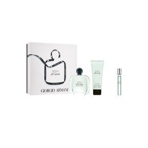 Giorgio Armani Acqua di Gioia woda perfumowana spray 50ml + balsam do ciała 75ml + miniatura 15ml /Zestaw/