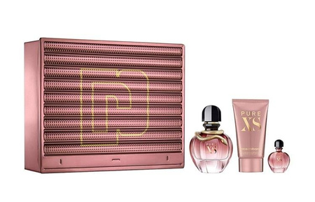 Paco Rabanne Pure XS For Her zestaw woda perfumowana spray 50ml + miniatura wody perfumowanej 6ml + balsam do ciała 75ml