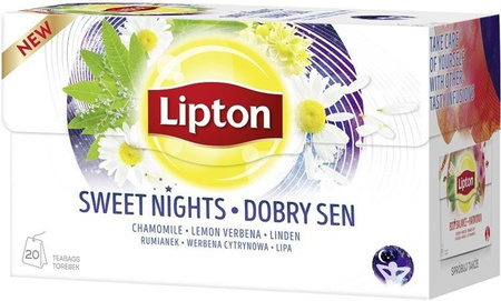 Lipton Herbata ziołowa Dobry Sen 20 torebek 32g