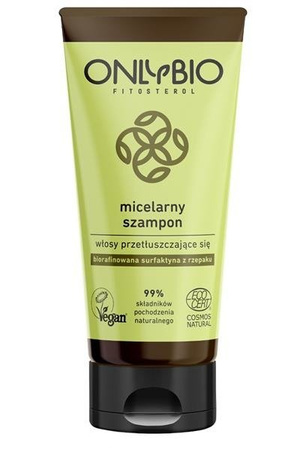 OnlyBio Fitosterol szampon micelarny do włosów przetłuszczających się 200ml
