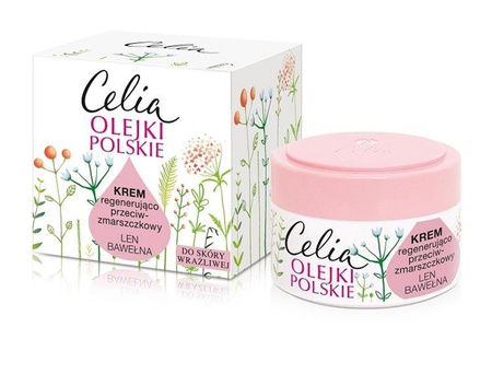 Celia Olejki Polskie krem regenerująco-przeciwzmarszczkowy do skóry wrażliwej 50ml