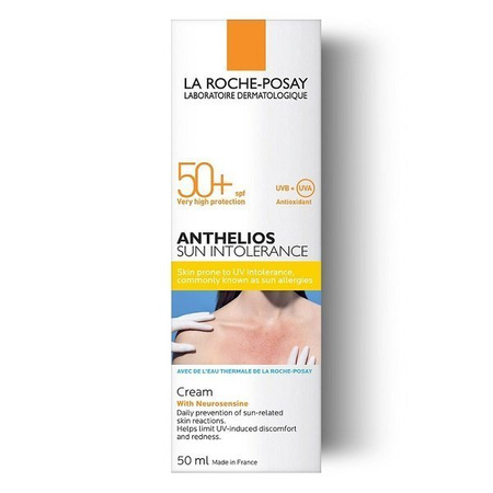 La Roche Posay Anthelios Sun Intolerance SPF 50+ kojący krem z neurosensyną 50 ml