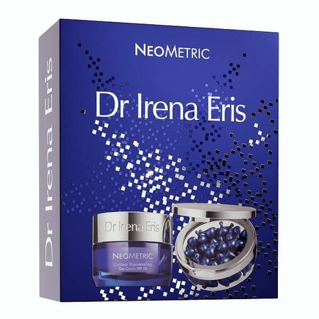 Dr Irena Eris Neometric 50+ krem odmładzający kontur twarzy SPF20 50ml + kapsułki redukujące zmarszczki 45 sztuk /Zestaw/