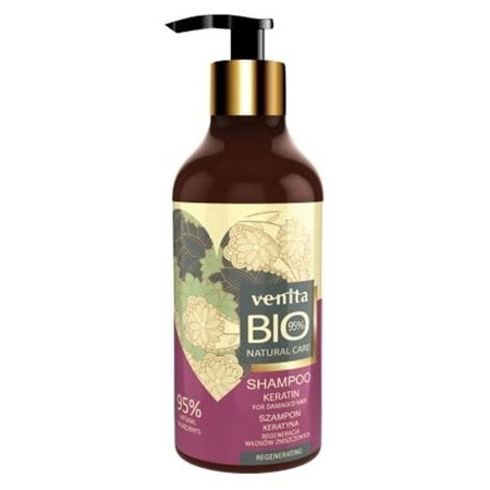 Venita Bio Natural Care Regenerating Hair Shampoo regenerujący szampon do włosów Keratyna 400ml