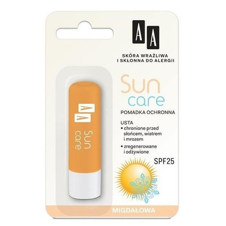 AA Sun Care Protective Lipstick ultra ochronna pomadka SPF25 Migdałowa 4,2g