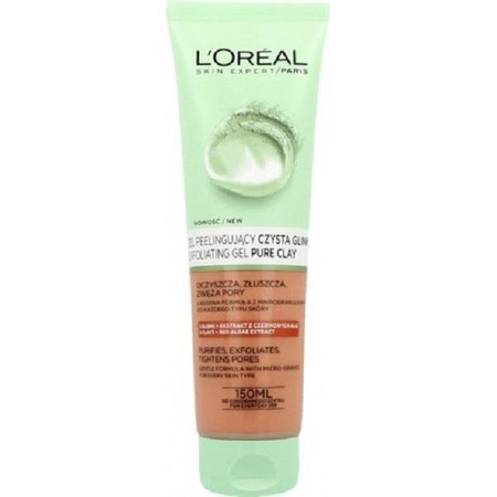 L'Oreal Paris Skin Expert Czysta Glinka żel peelingujący do mycia twarzy 150ml