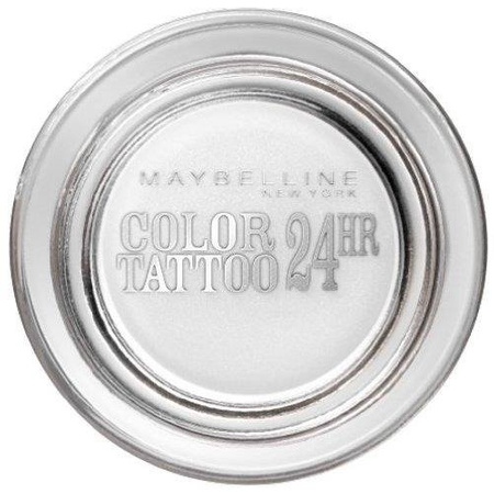 Maybelline Color Tattoo 24HR Kremowo-żelowy cień do powiek nr 45 White 4ml