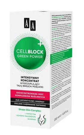 AA Cell Block Green Power Intense Slimming Concentrate intensywny koncentrat wyszczuplający 200ml