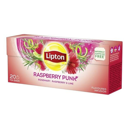 Lipton Herbata owocowa Raspberry Punk 20 torebek 32g