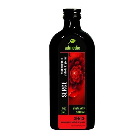 Admedic Serce wspomaganie układu krążenia suplement diety w płynie 250ml