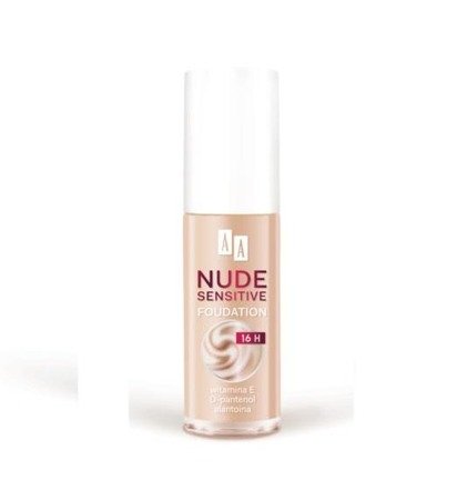 AA Nude Sensititive Foundation podkład do skóry wrażliwej i skłonnej do alergii 01 Cream 30ml
