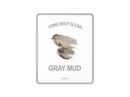 A'Pieu Pore Deep Clear oczyszczająca maseczka peel-off Gray Mud 15g