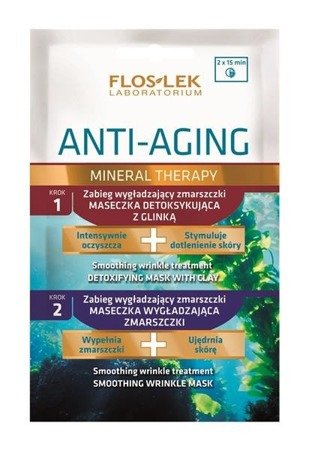 Floslek Anti-Aging Mineral Therapy zabieg wygładzający zmarszczki 2x5ml