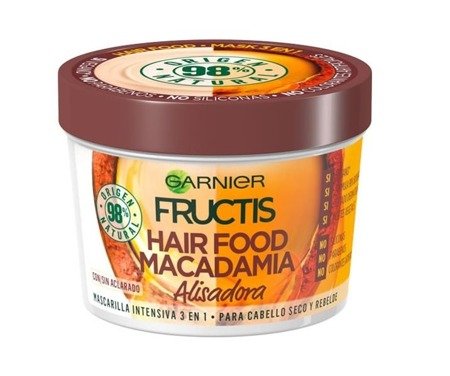 Garnier Fructis Hair Food 3w1 maska do włosów suchych Macadamia 390ml