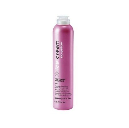 Inebrya Ice Cream No-Yellow Shampoo szampon do włosów blond lub siwych 300ml