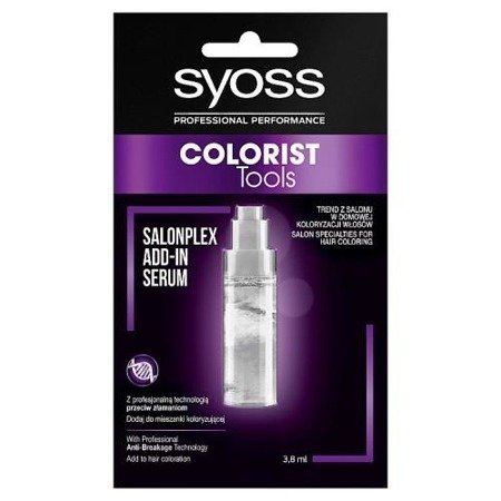 Syoss Colorist Tools Salonplex Add-In Serum serum zapobiegające łamliwości włosów 3.8ml