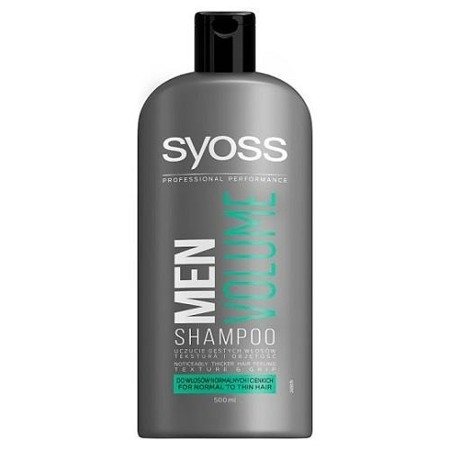 Syoss Men Volume Shampoo szampon nadający objętość do włosów normalnych i cienkich 500ml